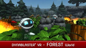 Dynablaster VR forest world