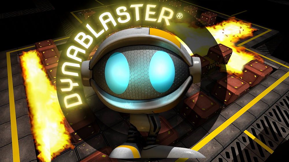 Dynablaster web title image splash screen